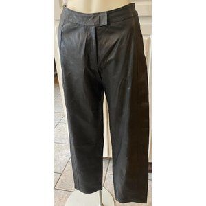 Chadwick's Black Leather Pants Size 6L